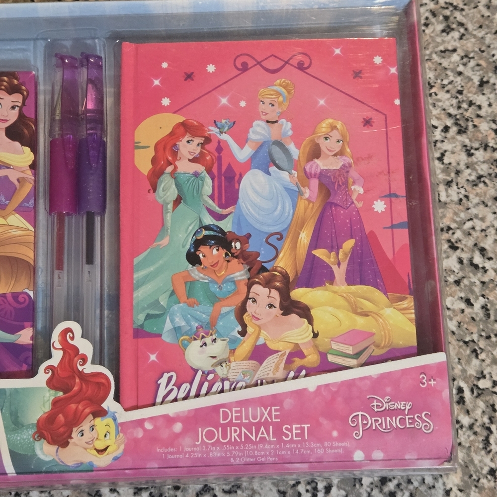 Disney Princess Journal Set with Pink and Purple Gel Pens - Picture 6 of 7